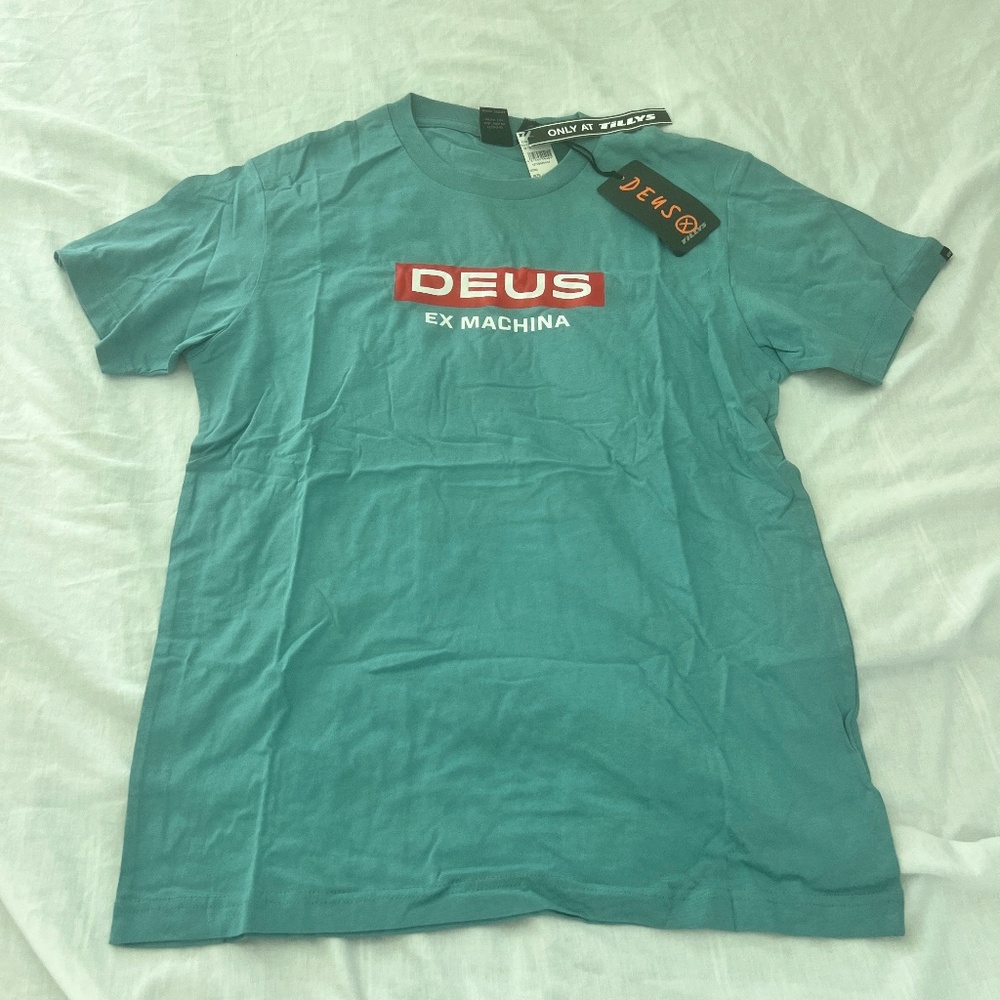 deus ex machina tshirt   Size large    Condition: NWT  Color: smoke blue